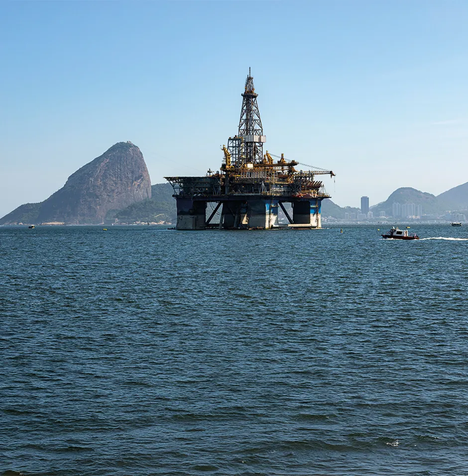Offshore oil production in Brazil