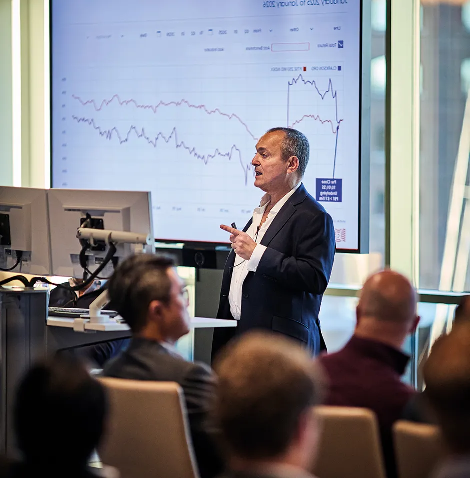 Jeff Woyda, Chief Financial Officer and Chief Operating Officer of Clarksons