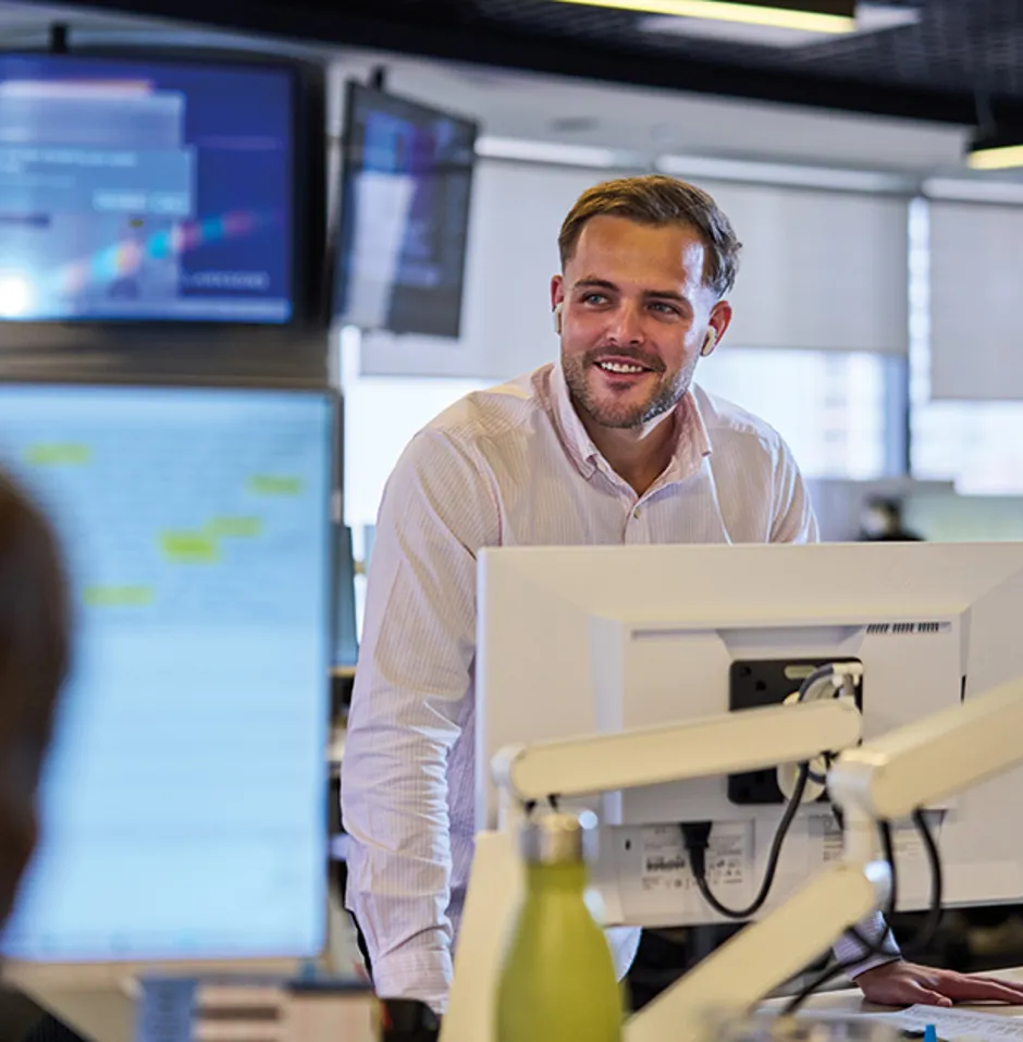 Clarksons people collaborating in the Dubai office