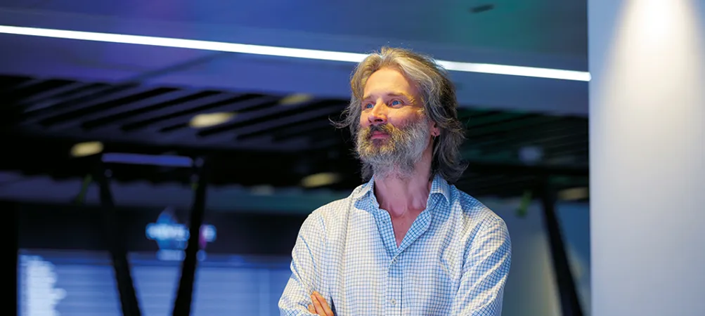 Bart Bream, Group Chief Technology Officer at Clarksons, at the 2025 charity giving day