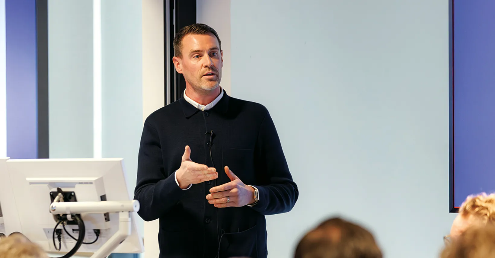 Ben Courtney of Clarksons at the company's global MD Week