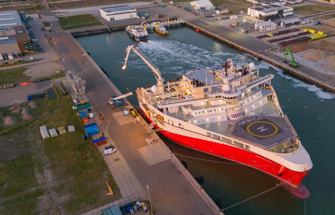 Ship at base