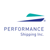 Logo for Performance Shipping Inc. with a stylised ship graphic.